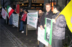 Iranians demonstrating in Trondheim, Norway