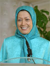 Maryam Rajavi, Präsidentin des Nationalen Widerstandsrates Iran (im Exil in Paris)