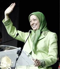 Maryam Rajavi, Le Bourget, Frankreich, 01. Juli 2006 