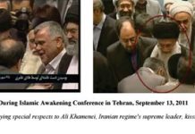 Hadi al-Ameri, Angehöriger der Qods Terror-Einheiten, begleitet al-Maliki bei seinem Besuch in den USA