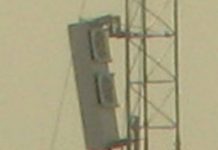 Starke Störsender auf die Empfänger der Fernsehstation von ASHRAF und Erzeugung von Kommunikationsstörungen