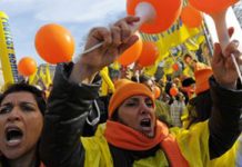Eine früher verbotene Gruppe von Exil-Iranern eröffnet einen Block vom Weißen Haus entfernt ihr Büro