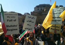 Freunde des iranischen Widerstandes beteiligten sich an Demonstrationen am 1. Mai