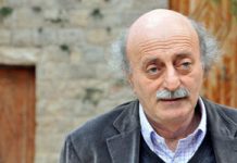 Der Libanon ist mehr als je Teil der Achse Syrien-Iran, so Jumblatt
