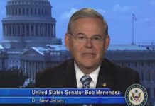 Ein Video: Senator Menendez fordert Schutz für die Iraner in Camp Liberty