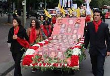 Fotos: Iraner in Den Haag fordern Maßnahmen zum Schutz der Bewohner Camp Libertys