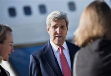 Kerry macht einen unangekündigten Zwischenhalt im Irak