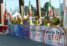 Genf: Am Tag 1244 des Protests rufen Iraner zu einem Ende der Hinrichtungen im Iran und zum Schutz der Bewohner von Camp Liberty auf