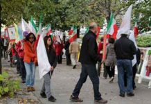 Iraner protestieren in Kanada gegen die unter Rouhani begangenen Menschenrechtsverletzungen