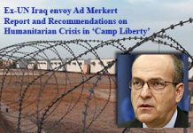 Bericht und Empfehlungen des ehemaligen Gesandten der Vereinten Nation im Irak zu der humanitären Krise in „Camp Liberty“