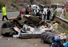 Der Iran hat die unsichersten Straßen der Welt; eine halbe Millionen auf den Straßen getötet