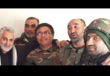 Foto zeigt vier hohe Befehlshaber des IRGC, die in Syrien getötet worden sind