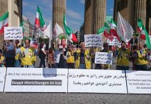 Exiliraner protestieren in Berlin: Alle 6 Std. wird ein Mensch im Iran hingerichtet