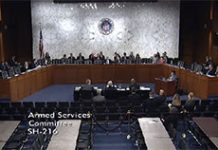 Bei einer Anhörung im US Senat wird Schutz für iranische Dissidenten in Camp Liberty gefordert