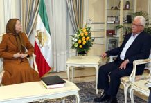 IRAN: Maryam Rajavi kommt mit George Sabra von der syrischen Opposition zusammen