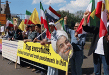 PMOI Unterstützer verurteilen in Holland Massaker des iranischen Regimes in Syrien