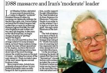 Das Massaker von 1988 und der ‚gemäßigte’ Anführer des Iran