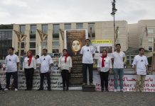 Berlin: Oppositionelle demonstrieren für politische Gefangene im Iran