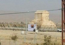 Zahlreiche Kontrollposten auf den Haupt- und Nebenstraßen von Pasargad, viele Festnahmen