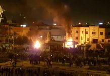 Eine Gegen-Demonstration des iranischen Regimes schlägt fehl