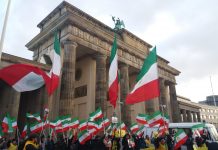 Dutzende demonstrieren in Berlin gegen iranische Führung