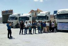 Lastwagenfahrer streiken landesweit im Iran