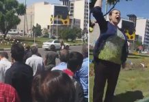 Mutige Frau im Iran skandiert „Tod für Khamenei”