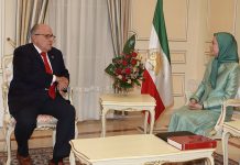 Maryam Rajavi trifft Rudy Guiliani, Anwalt des US Präsidenten