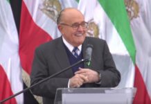 Rudy Giuliani mahnt Politiker beim Warschauer Gipfel zu Festigkeit gegenüber dem Iran