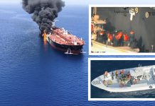 Pentagon veröffentlicht neue Bilder der Tankerangriffe des iranischen Regimes