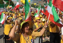 Iran-Demo in Stockholm ruft EU zu einer festen Politik gegenüber den Mullahs auf