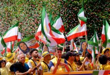 „Washington Times“ berichtet von dem Marsch „Freier Iran“ der Freunde der MEK