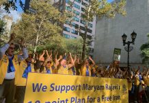 New York – Tausende sagen „Nein zu Rouhani“ und treten für einen Regimewechsel im Iran ein