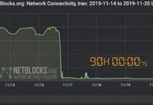 Internetsperre im Iran, um eine Nachrichteblockade über die brutale Niederschlagung der Proteste zu verhängen