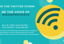 „Tweetstorm” der Iraner aus aller Welt für einen freien Zugang zum Internet