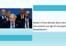 Johnson: Die Proteste im Iran sind ein Zeichen der „Unzufriedenheit der Bevölkerung” mit dem Regime