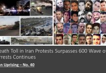 Die Zahl der Todesopfer bei den Protesten im Iran steigt auf über 600