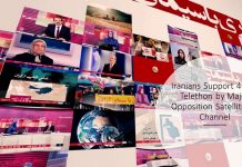 Iraner unterstützen das viertägige Telethon des Satelliten-Fernsehkanals der Opposition