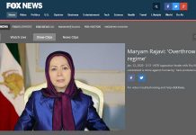 Präsidentin des NWRI in Fox News: Die Iran – Proteste zeigen den Wunsch der Menschen nach einem Sturz der religiösen Diktatur