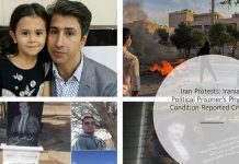 Proteste im Iran: Der physische Zustand eines iranischen politischen Gefangenen wird als kritisch bezeichnet