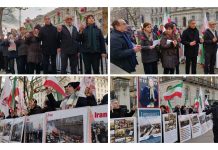 Anglo-Iraner, MEK- und NWRI-Anhänger gedenken der Opfer des Flugzeugabsturzes