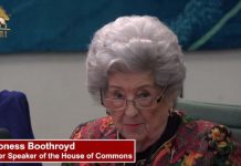 Rede von Baronin Betty Boothroyd bei einer Veranstaltung im britischen Unterhaus zur Solidarität mit dem iranischen Widerstand