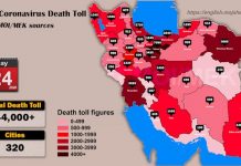 Iran: Der letzte Stand der vom Coronavirus bewirkten Krise: am 24. Mai 2020 mehr als 44 000 Tote