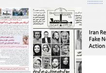 Falschnachrichten des iranischen Regimes in Aktion