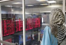 Krise des Aktienmarkts als Folge von Mißwirtschaft und institutionalisierter Korruption