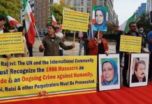 Iraner in aller Welt protestieren gegen Rede von Raisi bei der UN und fordern Aufarbeitung des Massakers von 1988