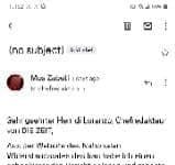 Brief des Deutsch-Iraners Mostafa Alavi an „DIE ZEIT“