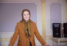 Maryam Rajavis Botschaft an die Iraner, die sich neun Monate lang vor dem Gericht über einen Henker versammeln