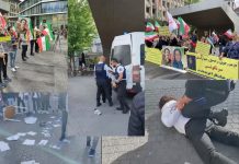 Iranische Agenten attackieren friedliche Demonstranten in Brüssel