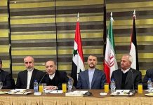 Außenminister des iranischen Regimes nutzt globale Konferenz für falsche Kooperationsversprechen